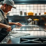 Guía práctica para limpiar planchas de cocina industrial