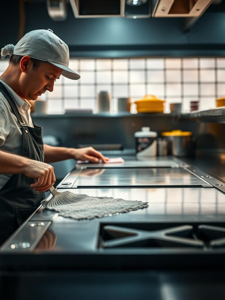 Guía práctica para limpiar planchas de cocina industrial