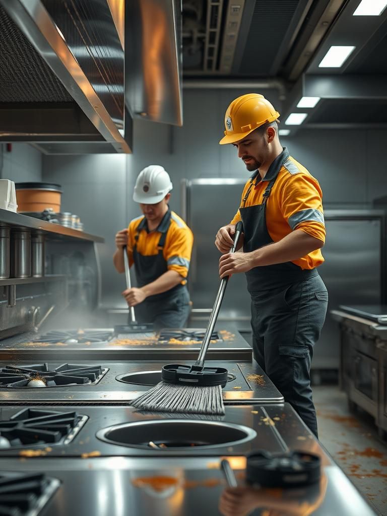 Limpieza de campanas de cocinas industriales en Premià de Dalt