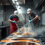 Limpieza de campanas de cocinas industriales en Tiana