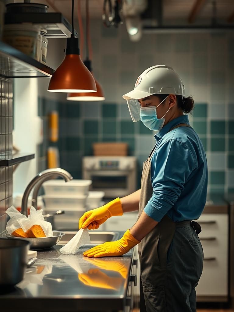Reducir riesgos sanitarios mediante limpieza constante de cocinas