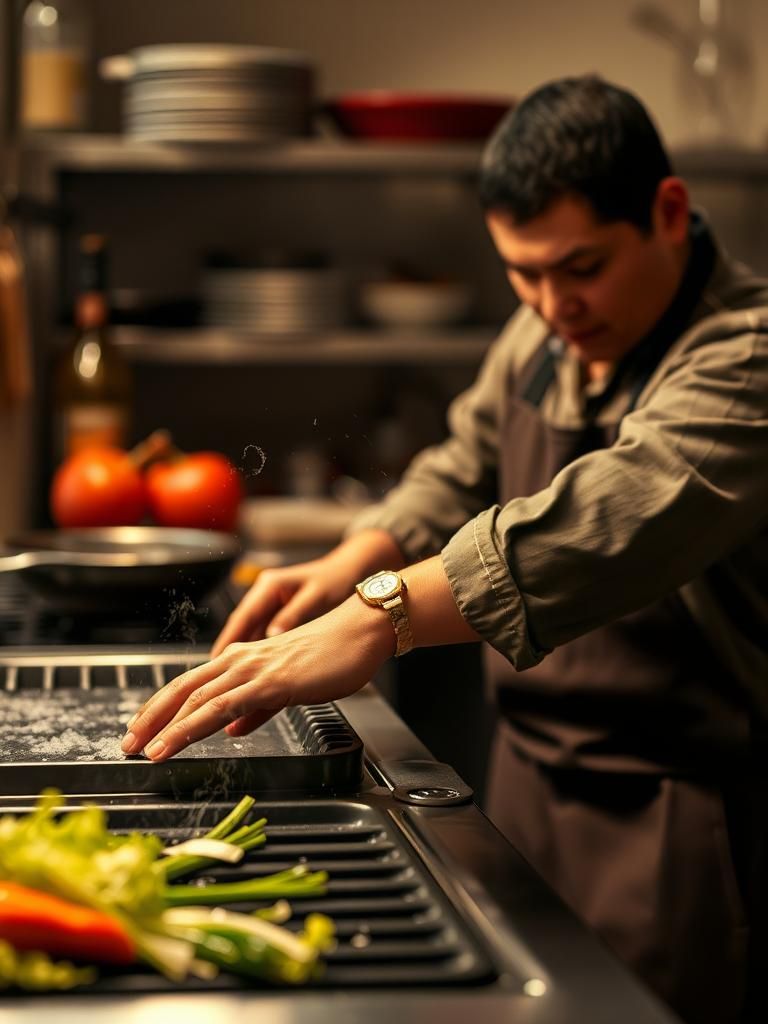 Vinagre elimina olores y residuos en planchas de cocina